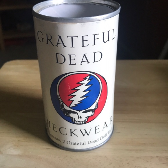 Grateful Dead Neckwear golf balls/can - Picture 1 of 9
